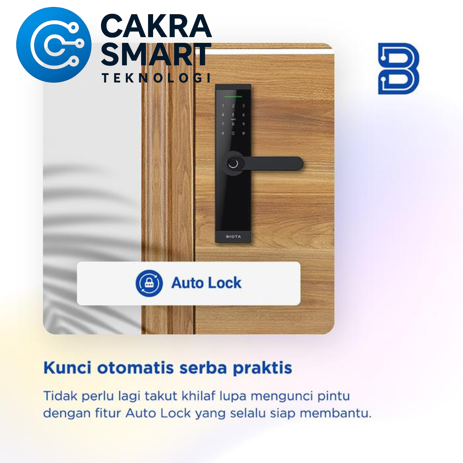 BIOTA Smart Door Lock Plus - Gambar 6