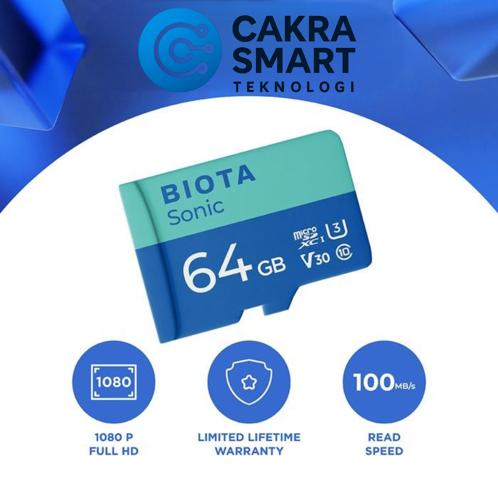 BIOTA Sonic MicroSD 64GB