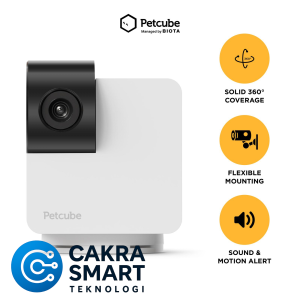 BIOTA X PETCUBE Cam 360 - Smart Pet Monitoring Camera 360 Derajat
