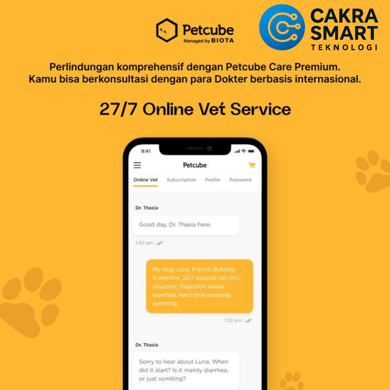 BIOTA X PETCUBE Cam - Smart Pet Monitoring Camera - Gambar 8